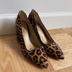 Sam Edelman Leopard Halston Pumps